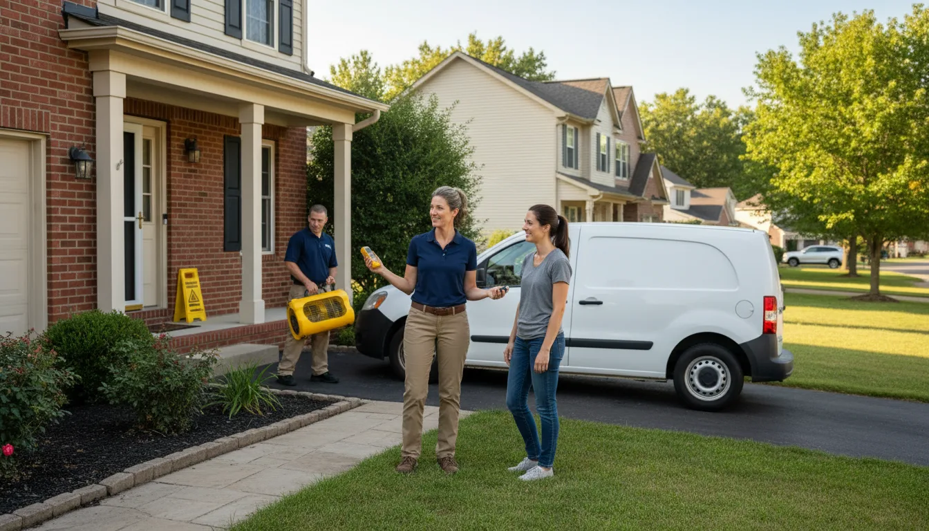 Water restoration image for Dehumidification And Cleanup Services in Fort Bragg, CA